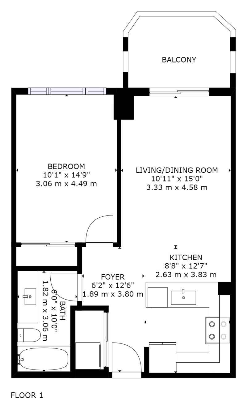 2 Maison Parc Court Suite 303 - Floor Plan