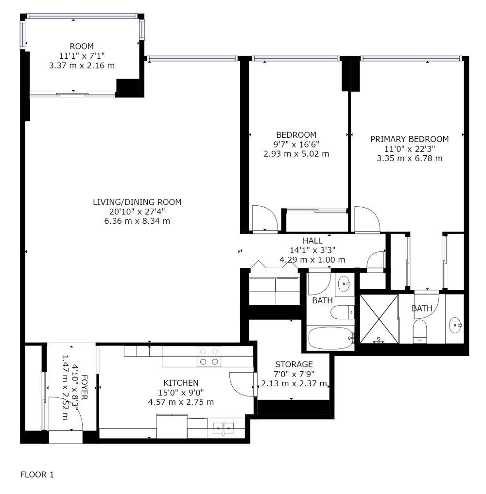 131 Torresdale Avenue Unit 308 - Floor Plans
