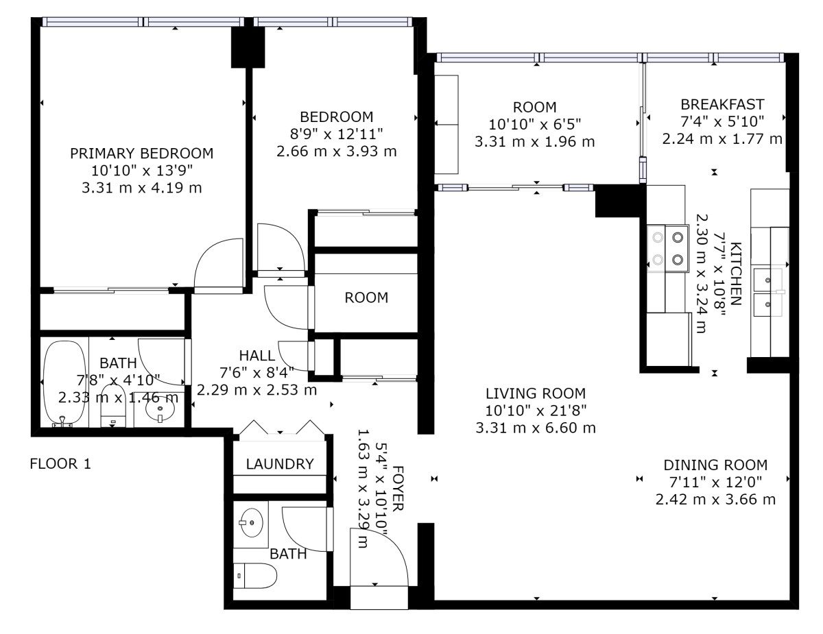 133 Torresdale Avenue - Unit 1501 - Floor Plan