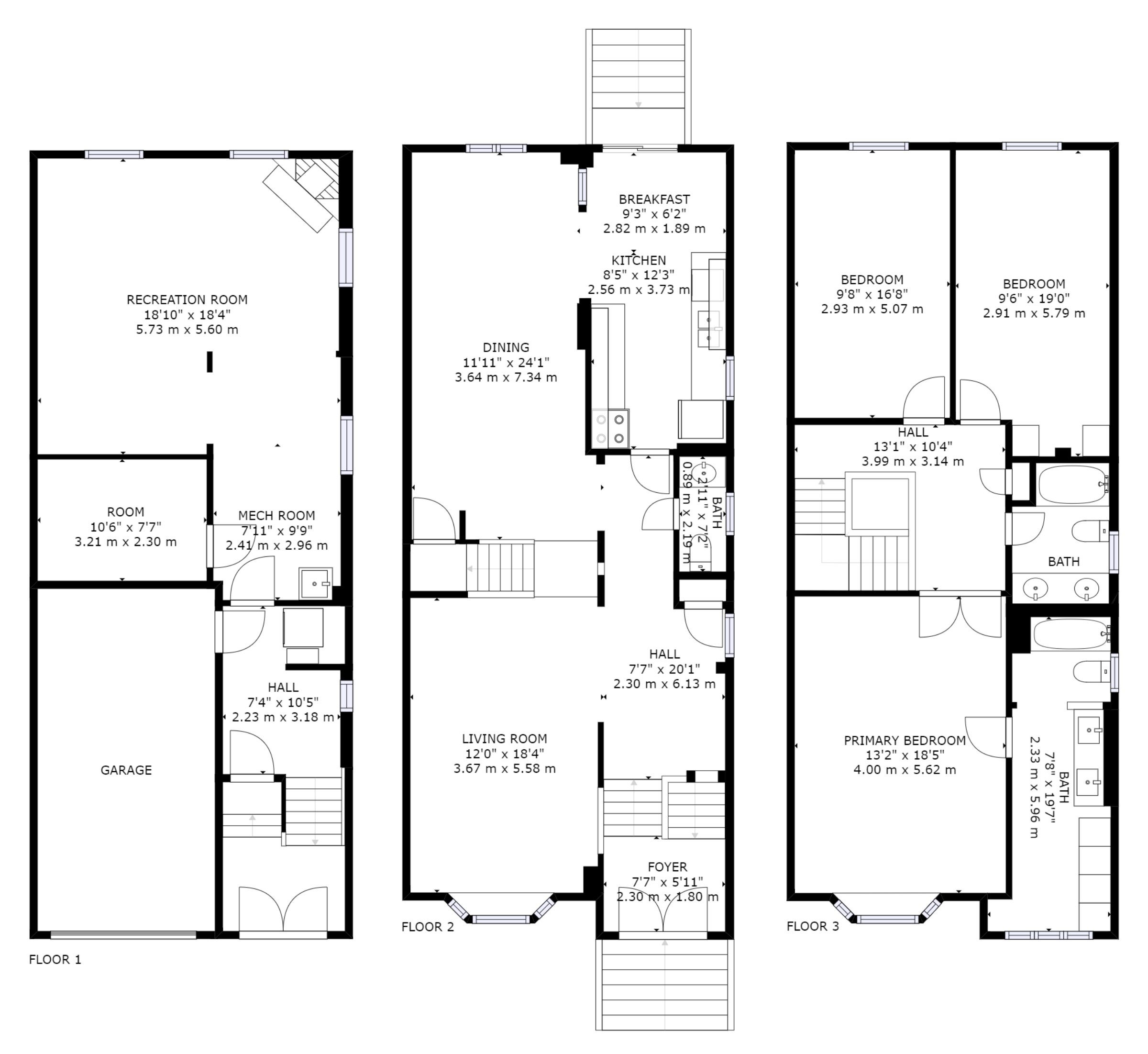 155 Dollery Court - Floor Plans