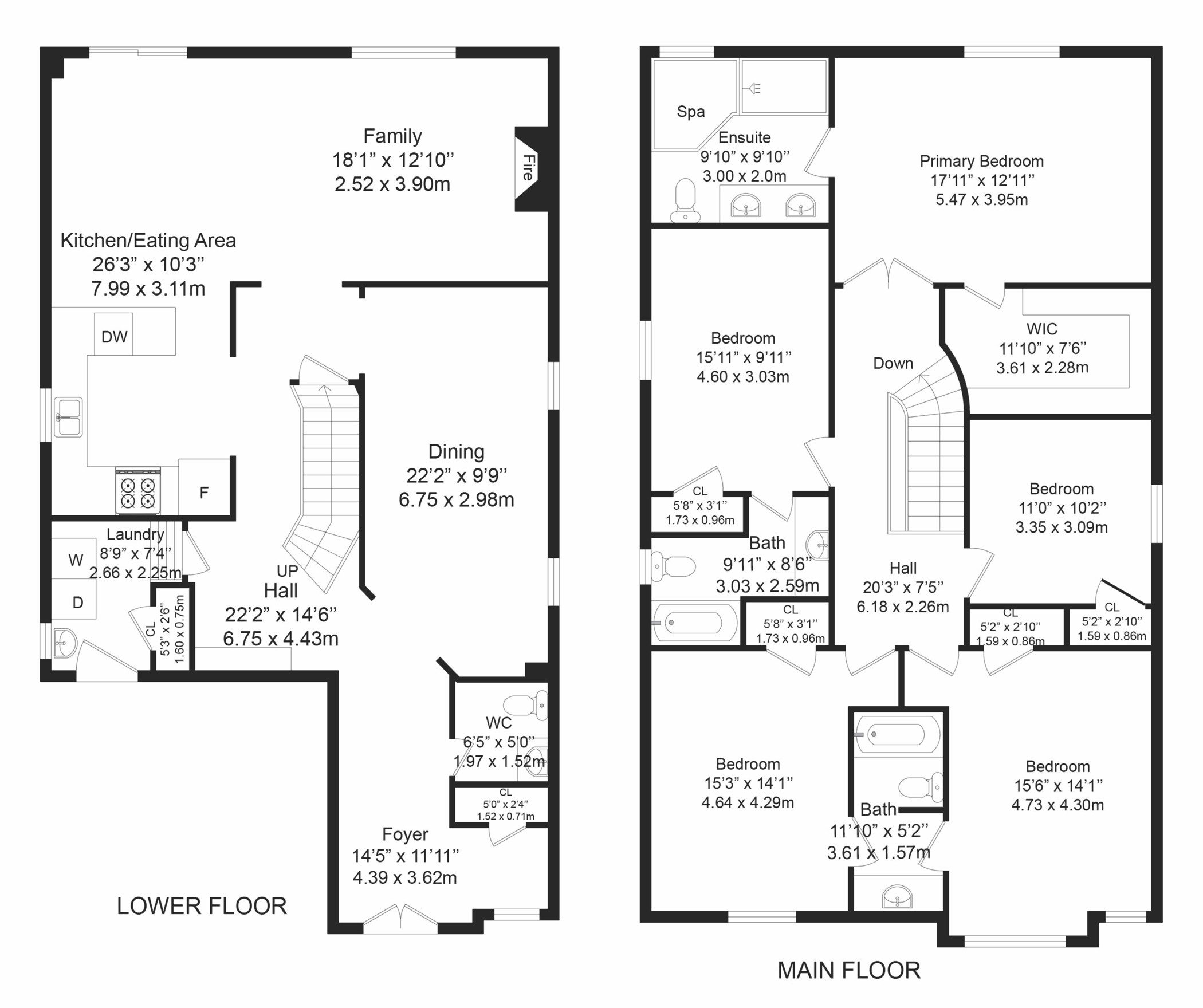 136 Noble Drive - Floor Plans