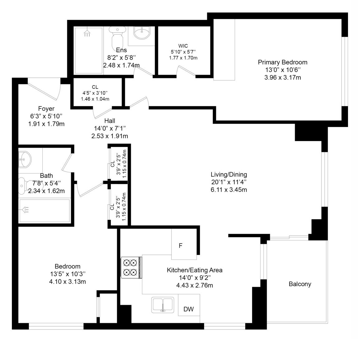 310 Red Maple Road Unit 1004 - Floor Plan