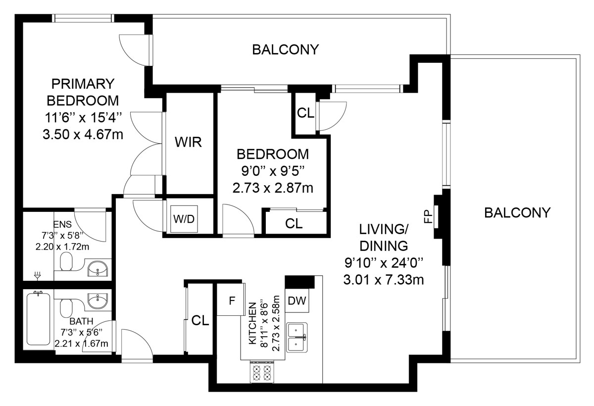 7730 Kipling Avenue Unit 509 - Floor Plan
