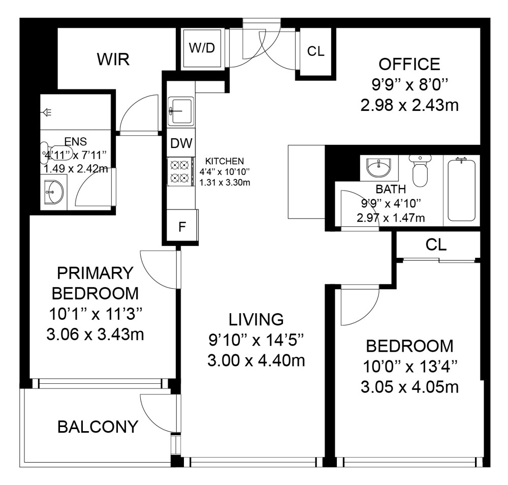26 Gibbs Road Unit 1031 - Floor Plan