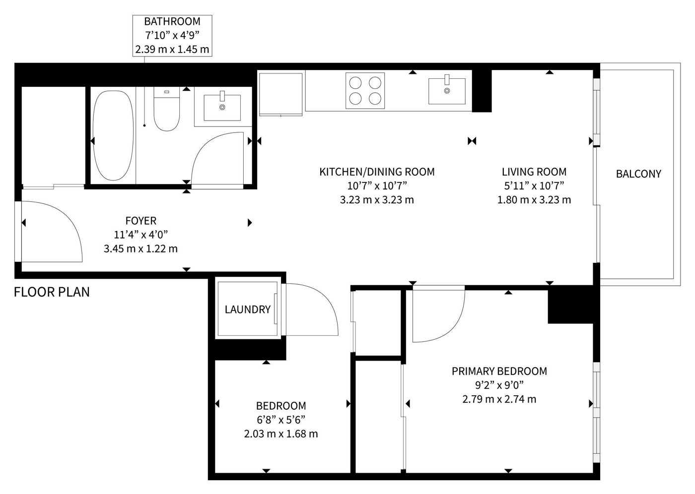 36 Zorra Street Unit 302 - Floor Plan