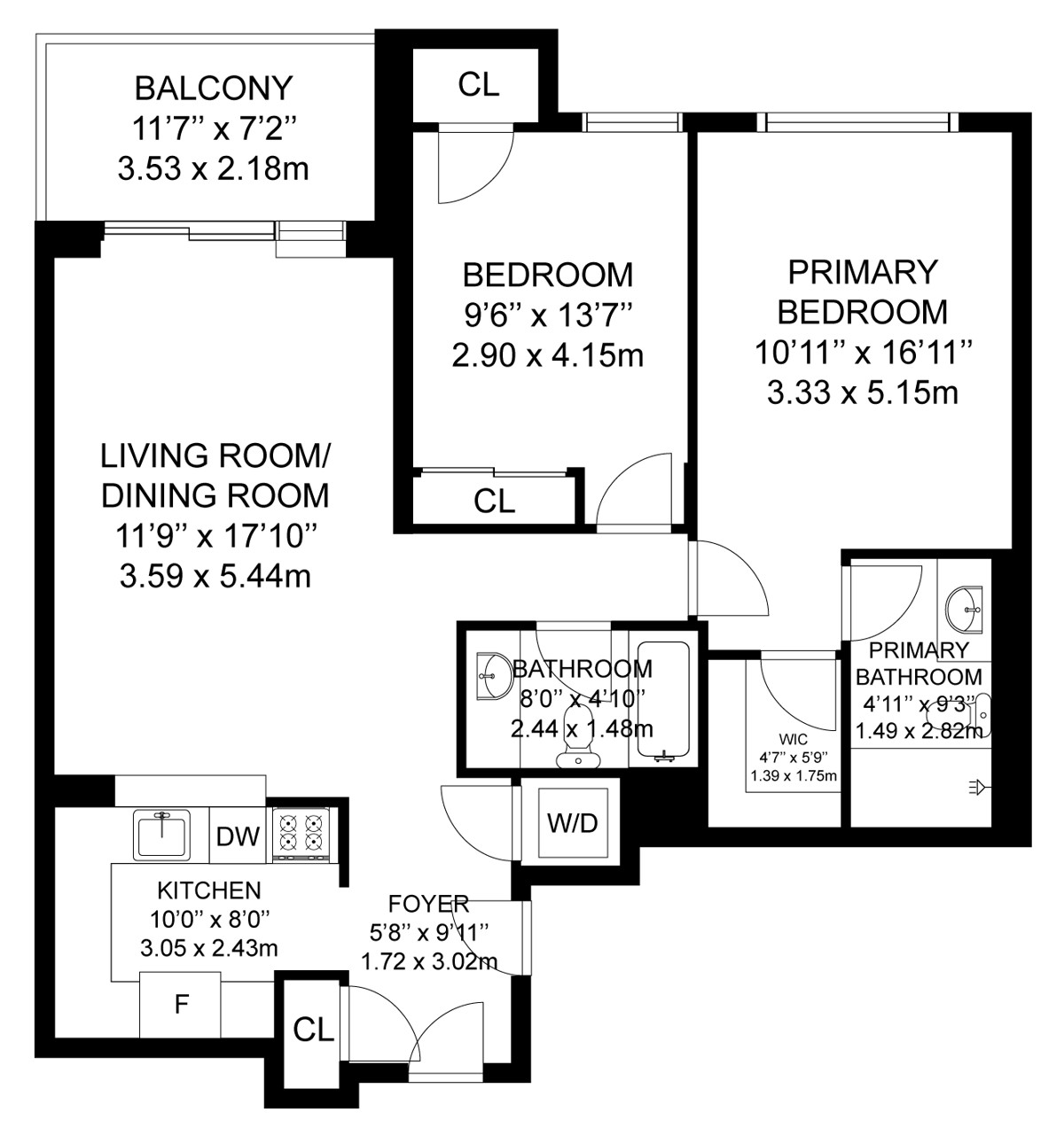 801 Lawrence Avenue East Unit 208 - Floor Plan