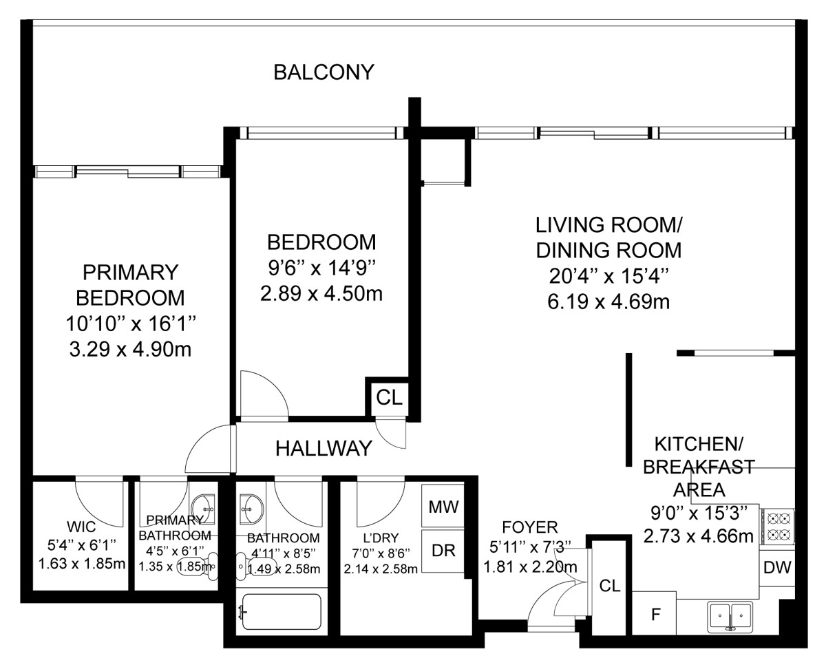 8111 Yonge Street 511 - Floor Plan