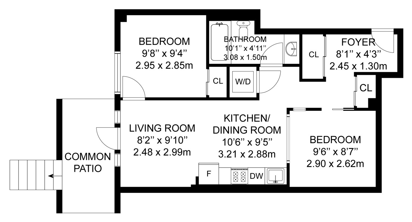 16 Marquette Avenue #3 - Floor Plan