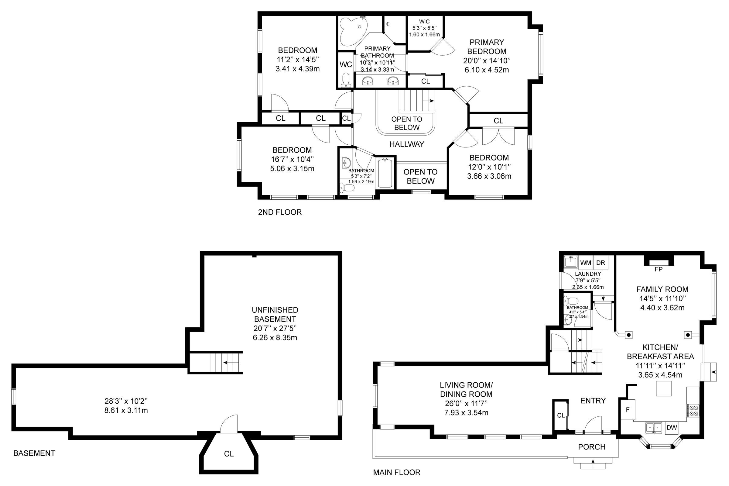 124 Evershot Crescent - Floor Plans