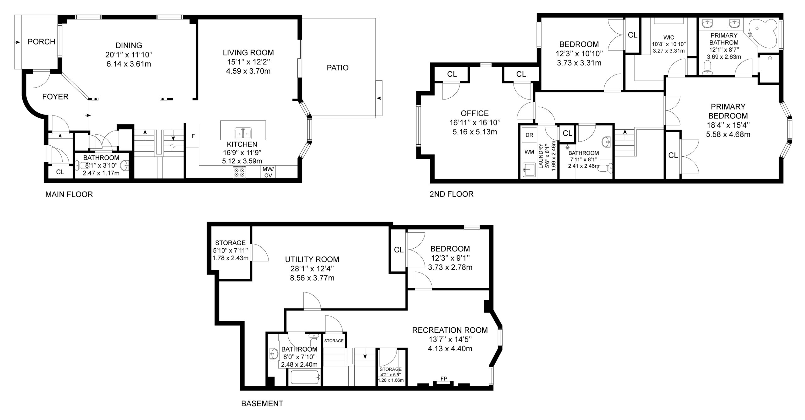 60 Westbury Court - Floor Plans