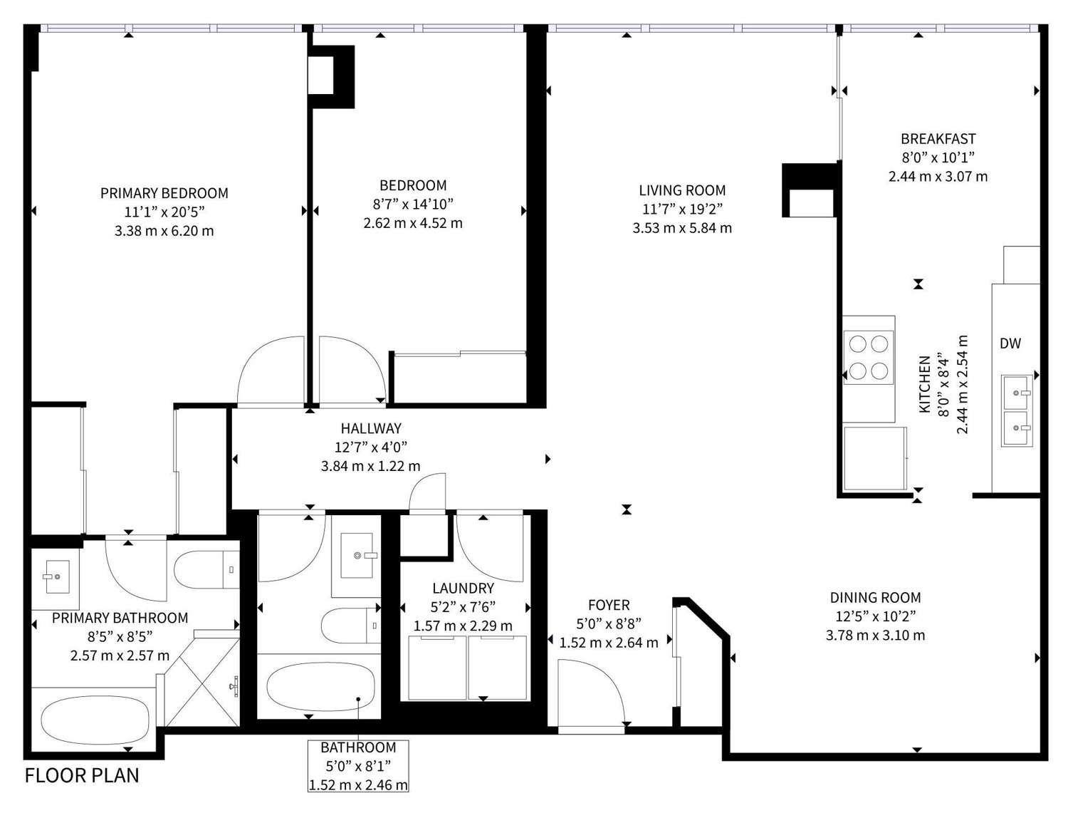 7460 Bathurst Street Unit 512 - Floor Plan