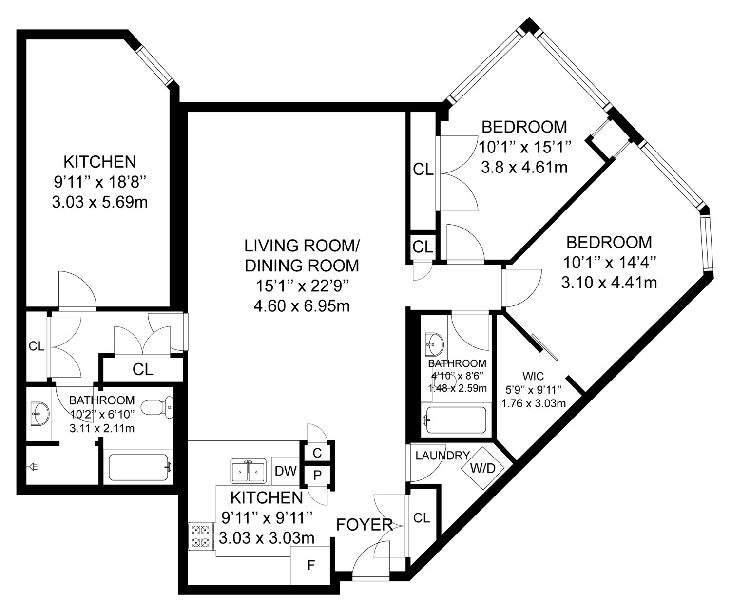 9 Chalmers Road #107 – Floor Plan 9 Chalmers Road #107 - Floor Plan