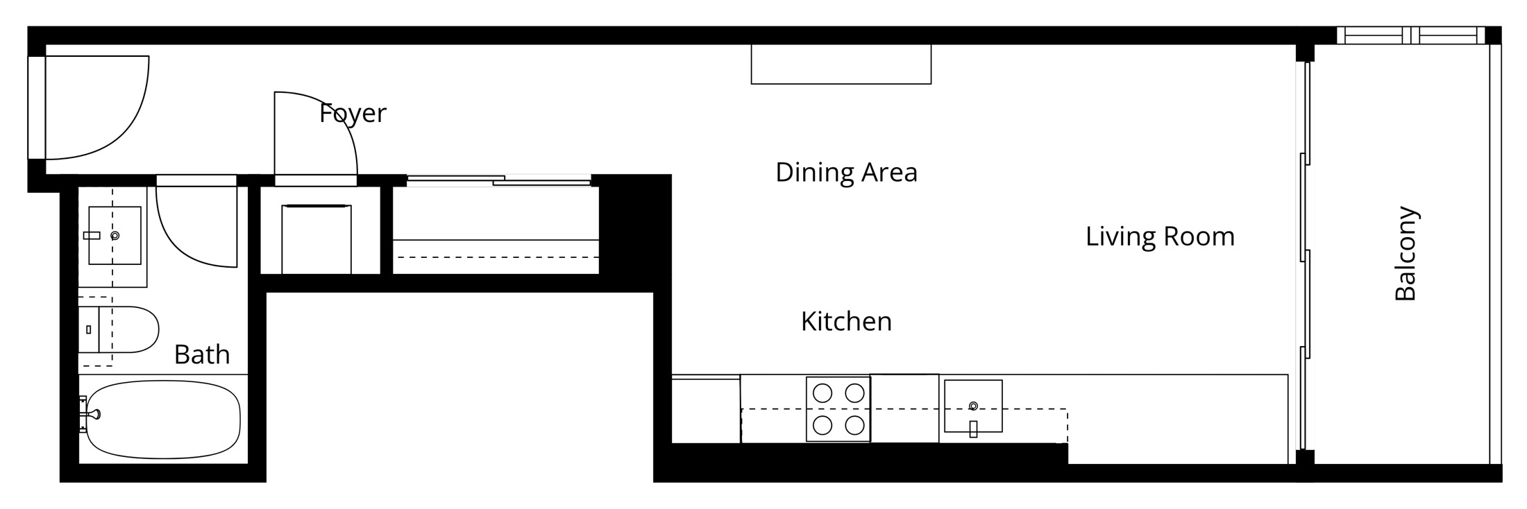 783 Bathurst Street Unit 406 - Floor Plan