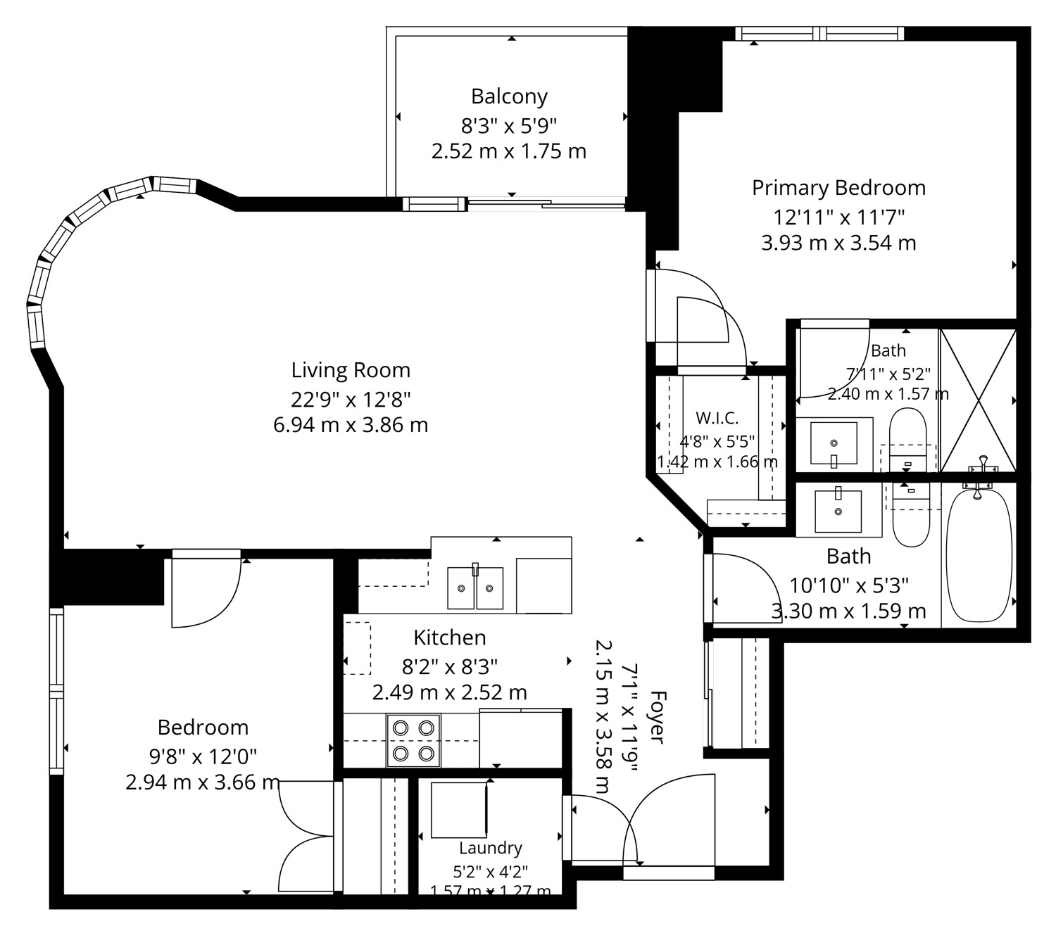 10 Northtown Way #2605 - Floor Plan