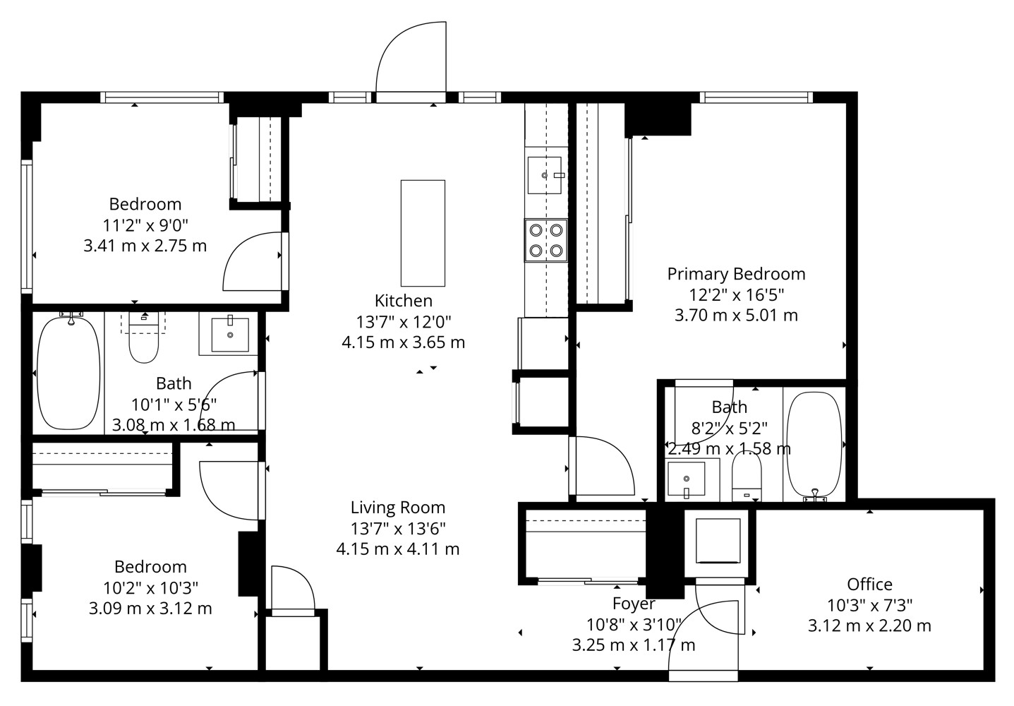 188 Fairview Mall Drive #101 - Floor Plan