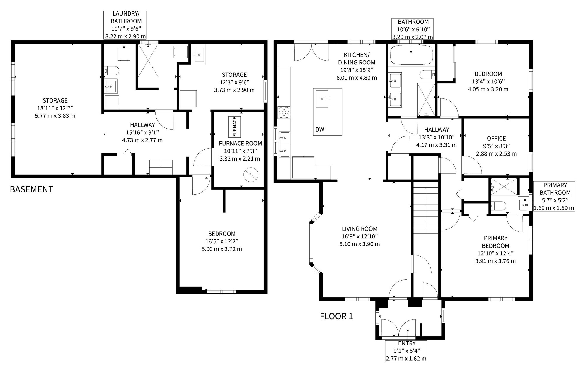4631 Aurora Road - Floor Plans